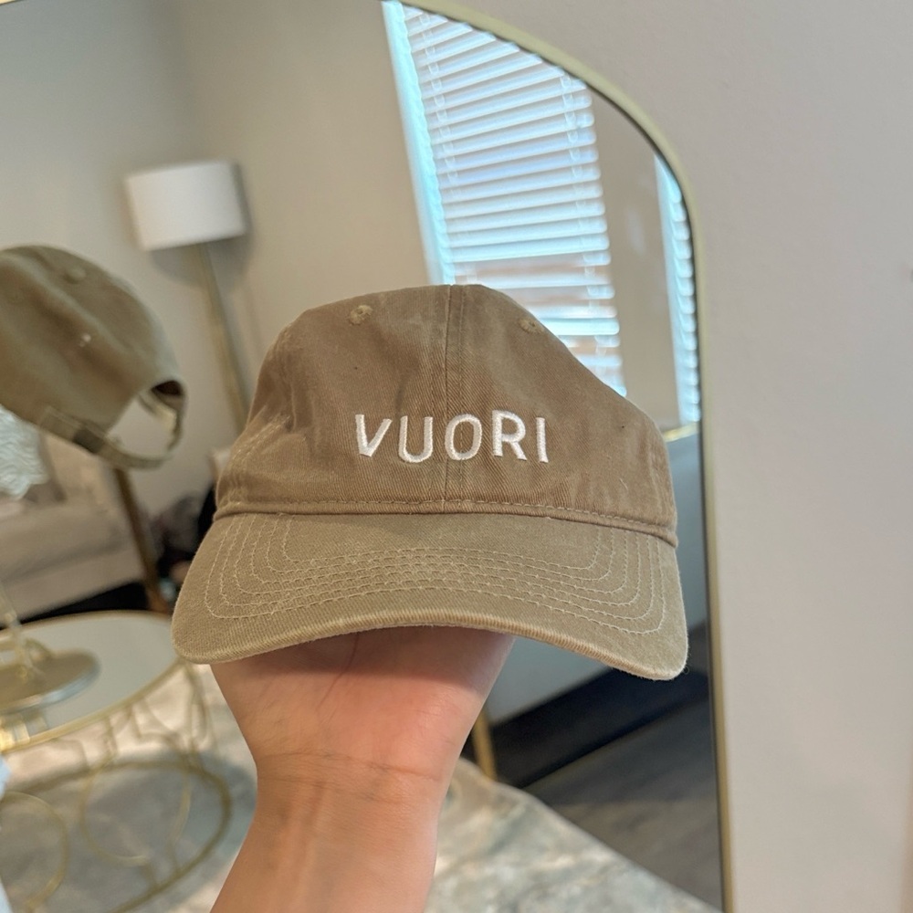 Vuori Khaki/tan Casual Cap/hat